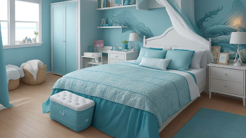 7 Ide Menarik Desain Kamar Tidur Nuansa Biru yang Bikin Betah